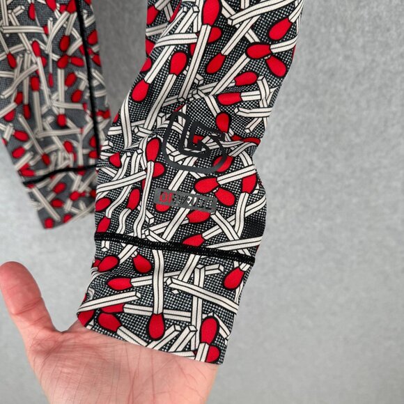 Burton Womens DryRide Base Layer Pant Legging Size S Red Black Matchstick Snow - Picture 3 of 12